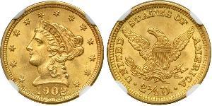 2.5 Dollar USA (1776 - ) Gold 