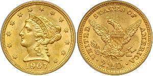 2.5 Dollar USA (1776 - ) Gold 