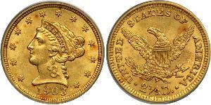 2.5 Dollar USA (1776 - ) Gold 