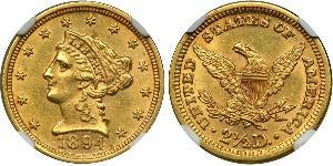 2.5 Dollar USA (1776 - ) Gold 