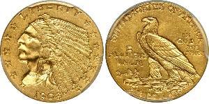 2.5 Dollar USA (1776 - ) Gold 