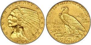 2.5 Dollar USA (1776 - ) Gold 