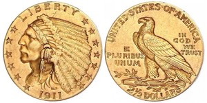 2.5 Dollar USA (1776 - ) Gold 