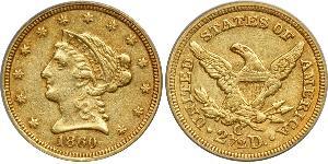 2.5 Dollar USA (1776 - ) Gold 