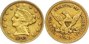 2.5 Dollar USA (1776 - ) Gold 