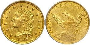 2.5 Dollar USA (1776 - ) Gold 