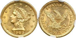 2.5 Dollar USA (1776 - ) Gold 