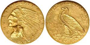 2.5 Dollar USA (1776 - ) Gold 