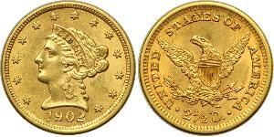 2.5 Dollar USA (1776 - ) Gold 