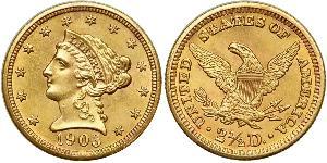 2.5 Dollar USA (1776 - ) Gold 