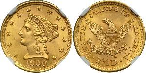 2.5 Dollar USA (1776 - ) Gold 