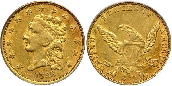2.5 Dollar USA (1776 - ) Gold 