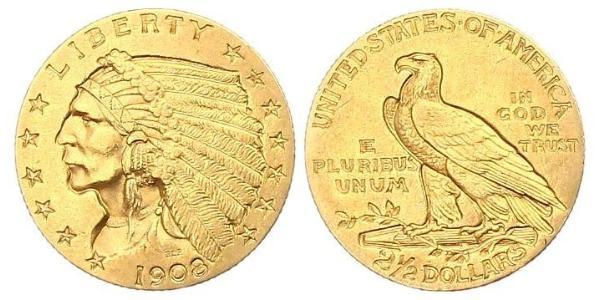 2.5 Dollar USA (1776 - ) Gold 