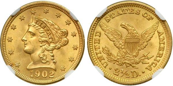 2.5 Dollar USA (1776 - ) Gold 