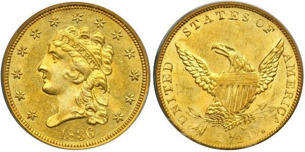 2.5 Dollar USA (1776 - ) Gold 