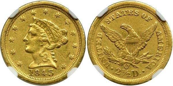 2.5 Dollar USA (1776 - ) Gold 