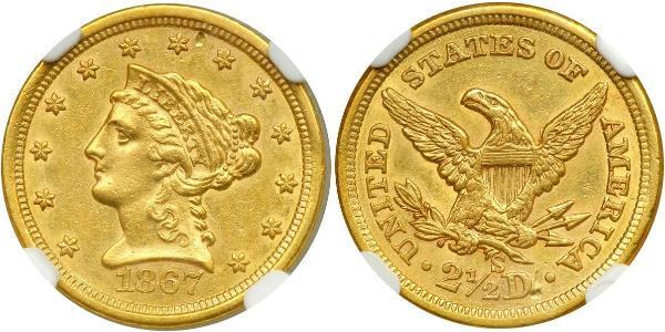 2.5 Dollar USA (1776 - ) Gold 
