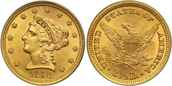 2.5 Dollar USA (1776 - ) Gold 