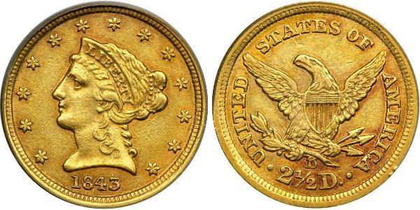 2.5 Dollar USA (1776 - ) Gold 
