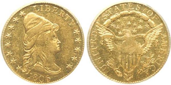 2.5 Dollar USA (1776 - ) Gold 