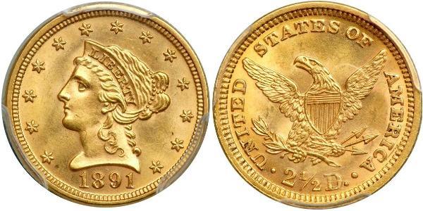 2.5 Dollar USA (1776 - ) Gold 