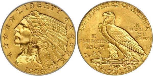 2.5 Dollar USA (1776 - ) Gold 