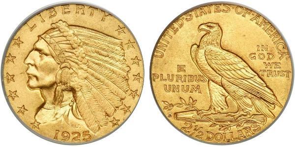 2.5 Dollar USA (1776 - ) Gold 