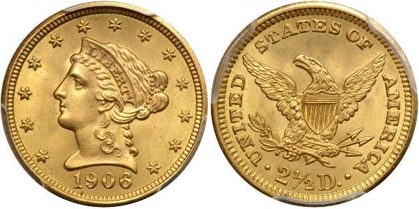 2.5 Dollar USA (1776 - ) Gold 