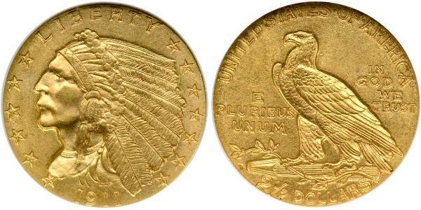 2.5 Dollar USA (1776 - ) Gold 