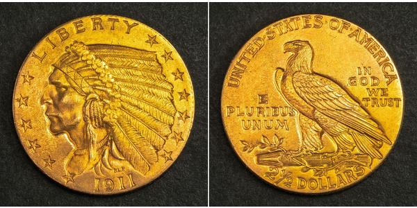 2.5 Dollar USA (1776 - ) Gold 