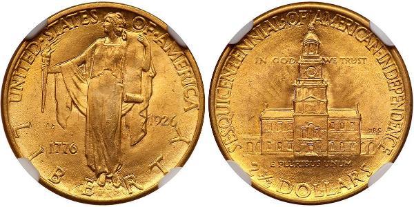 2/5 Dollar USA (1776 - ) Gold 