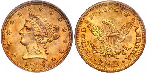 2.5 Dollar USA (1776 - ) Gold 