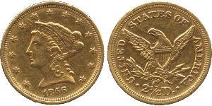 2.5 Dollar Vereinigten Staaten von Amerika (1776 - ) Gold 