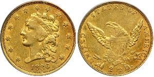 2.5 Dollar Vereinigten Staaten von Amerika (1776 - ) Gold 