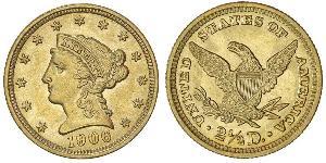 2.5 Dollar Vereinigten Staaten von Amerika (1776 - ) Gold 