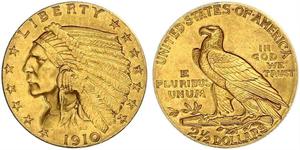 2.5 Dollar Vereinigten Staaten von Amerika (1776 - ) Gold 