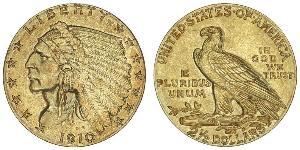 2.5 Dollar Vereinigten Staaten von Amerika (1776 - ) Gold 