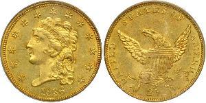 2.5 Dollar Vereinigten Staaten von Amerika (1776 - ) Gold 