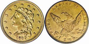 2.5 Dollar Vereinigten Staaten von Amerika (1776 - ) Gold 