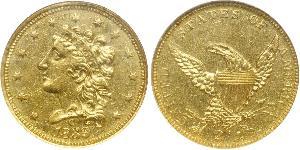 2.5 Dollar Vereinigten Staaten von Amerika (1776 - ) Gold 