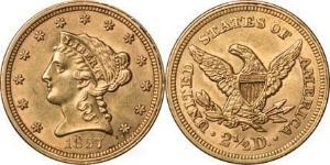 2.5 Dollar Vereinigten Staaten von Amerika (1776 - ) Gold 