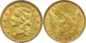 2.5 Dollar Vereinigten Staaten von Amerika (1776 - ) Gold 