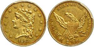 2.5 Dollar Vereinigten Staaten von Amerika (1776 - ) Gold 