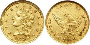 2.5 Dollar Vereinigten Staaten von Amerika (1776 - ) Gold 