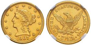 2.5 Dollar Vereinigten Staaten von Amerika (1776 - ) Gold 