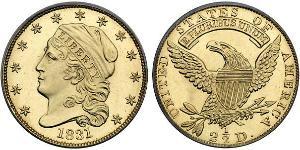 2.5 Dollar Vereinigten Staaten von Amerika (1776 - ) Gold 