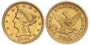 2.5 Dollar Vereinigten Staaten von Amerika (1776 - ) Gold 