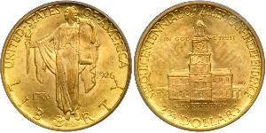 2/5 Dollar Vereinigten Staaten von Amerika (1776 - ) Gold 