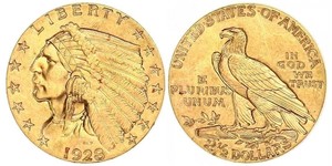 2.5 Dollar Vereinigten Staaten von Amerika (1776 - ) Gold 