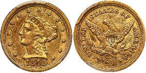 2.5 Dollar Vereinigten Staaten von Amerika (1776 - ) Gold 